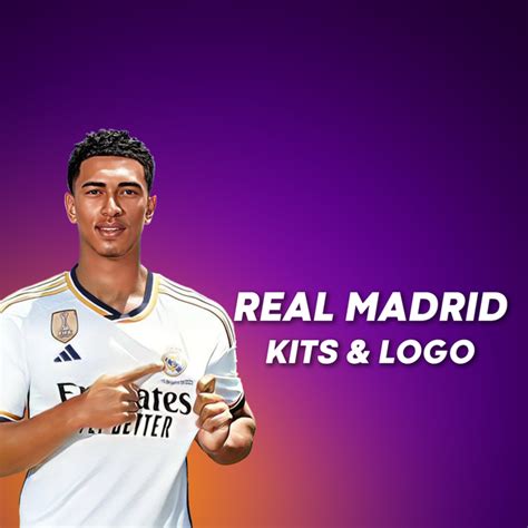 REAL MADRID KITS & LOGO IN DLS 24 : GG bro.